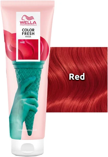 Colour Fresh Mask - Masque Coloration Temporaire - Couleur À la Maison - Zéro Dommages - Red - 150 ml