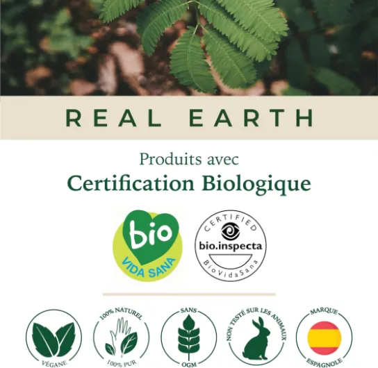 Real Earth Henne Cheveux 250g 100% Naturelle - Coloration Végétale BIO - Henné Noir, Neutre Rouge Marron Chatain Auburn Brun Cendré Poudre - Fabriqué en Inde Blond 250 g (Lot de 1)