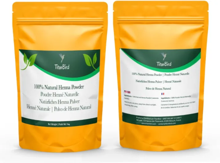 Titanbird 1kg Henné en Poudre, Naturel - Jolie Reflet Roux Cuivré - Coloration Cheveux - Origine : Montagnes de l'Atlas - 100% Naturel, Pur et Sans Additifs - Poudre Fine de Qualité Supérieure