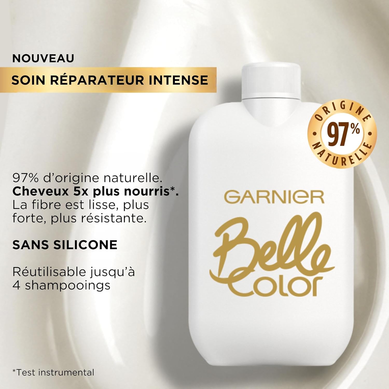 Belle Color - Coloration Crème Permanente - 63 Blond Foncé Doré Naturel - 100ml