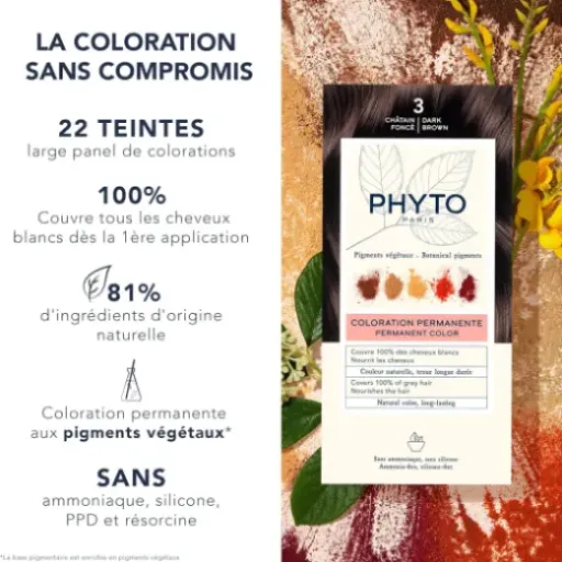 Test Phyto Paris Coloration Permanente Châtain Foncé : une colo plus douce, mais pas parfaite