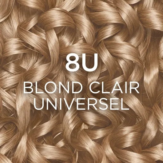 L’ORÉAL PARIS - Coloration Cheveux Permanente - Longue Durée - Résultat Naturel & Lumineux - Couvre 100% des Cheveux Blancs - Excellence Crème Universal Nudes - Nuance : Universel Blond Clair (8U) 8U - Blond Clair 1 unité (Lot de 1)