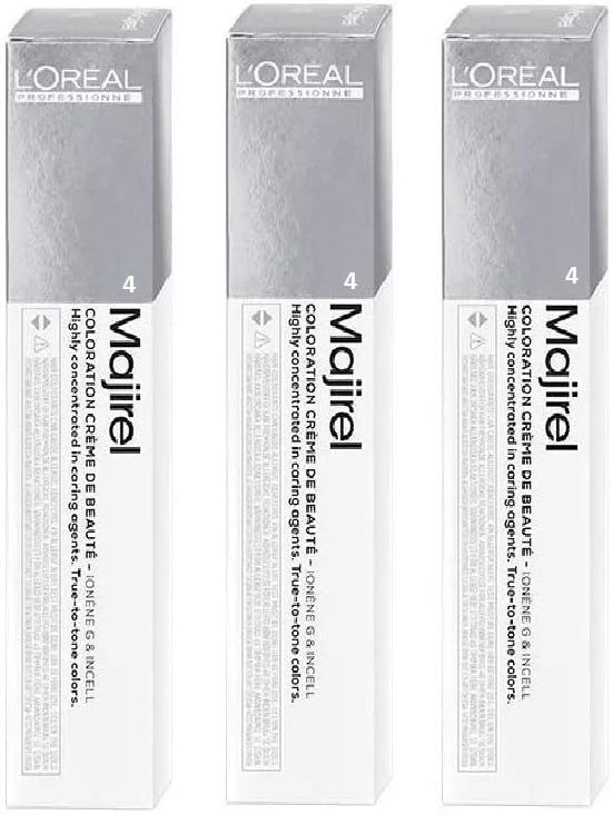 L'Oréal Majirel 7 1 Blond Lot de 3 Crème moyen cheveux - 50 ml marron moyen 150 ml (Lot de 1)