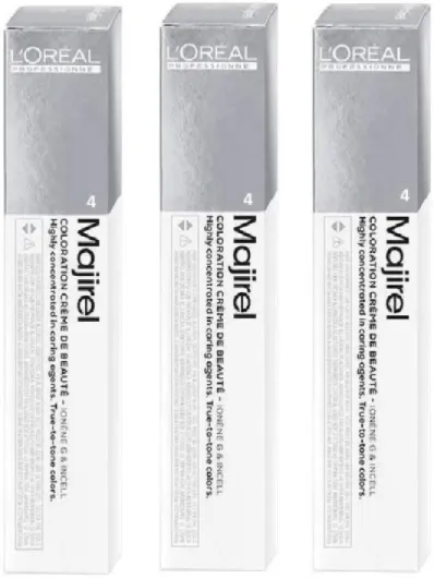 L'Oréal Majirel 7 1 Blond Lot de 3 Crème moyen cheveux - 50 ml marron moyen 150 ml (Lot de 1)