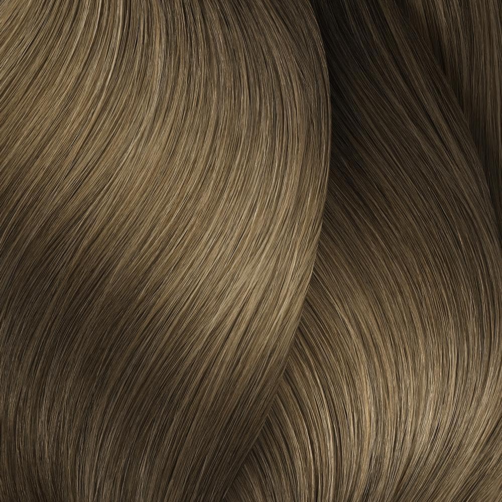 L'OREAL PROFESSIONNEL - Coloration D'Oxydation Permanente - Couvre 100% Des Cheveux Blancs - +48% De Brillance - Formule Végane - Sans Ammoniaque - iNOA Fondamentale : Blond Clair Profond 8.0 - 3x60ml