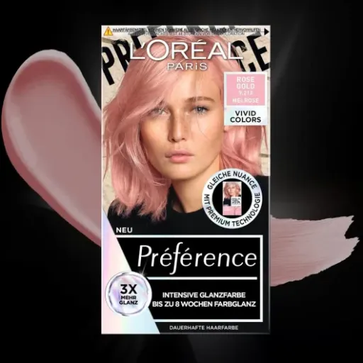 Test L'Oréal Paris Préférence Vivid Or Rose 9.213 : une couleur sympa mais pas si simple à gérer