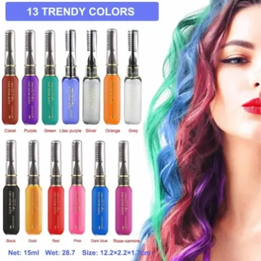 Test peignes coloration cheveux 13 couleurs : pratique pour les kids, moins fun pour les adultes exigeants