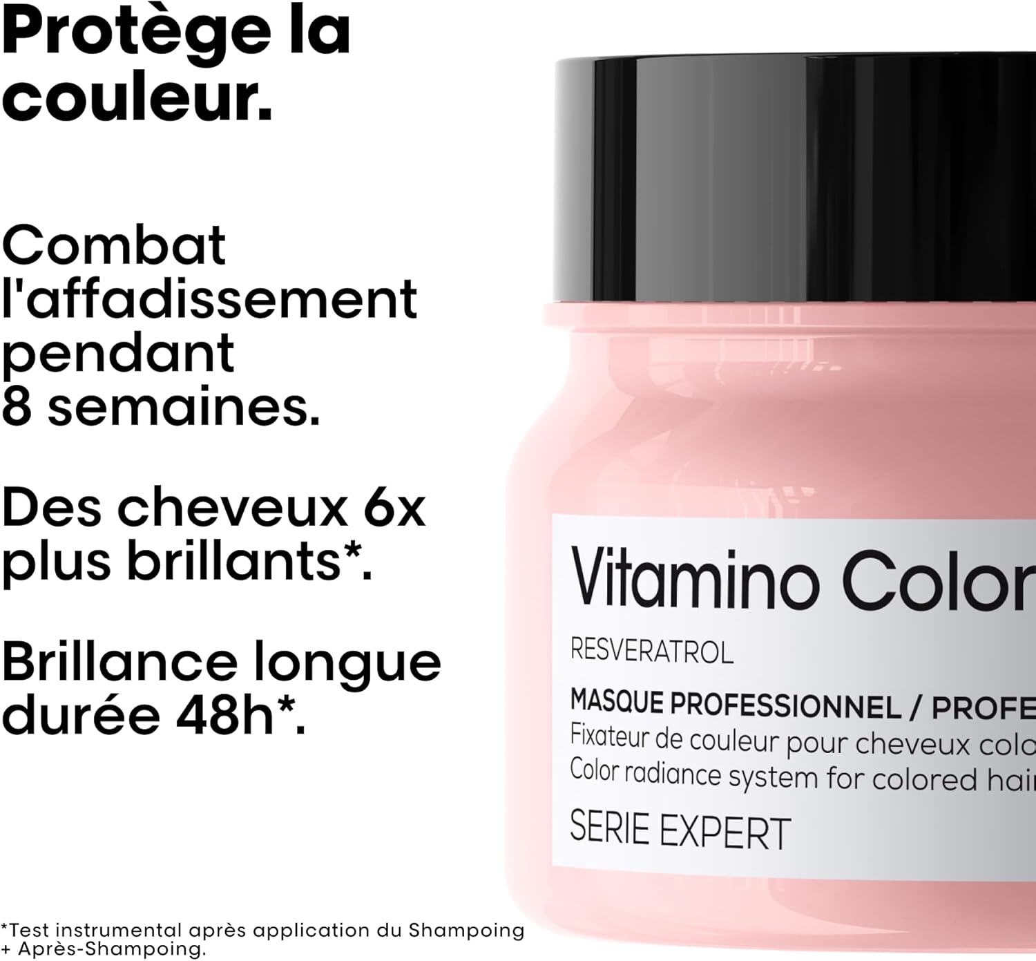 L'OREAL PROFESSIONNEL - Cheveux Colorés & Méchés - Homme & Femme - Nourrit & Booste La Brillance - 8 Semaines de Protection de la Couleur Masque