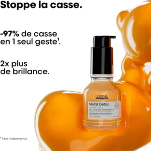 Test L’Oréal Professionnel Metal Detox Huile Concentrée : l’huile qui dompte les cheveux abîmés sans les graisser