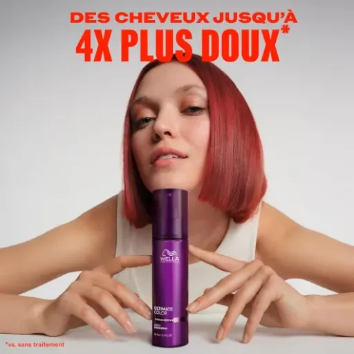Test Wella Ultimate Color Masque Étape 3 : le spray brillance qui fait le job sans être magique