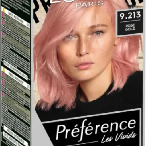 Test L'Oréal Paris Preference Vivids Or Rose 9.214 : un rose sympa, mais pas toujours rose…