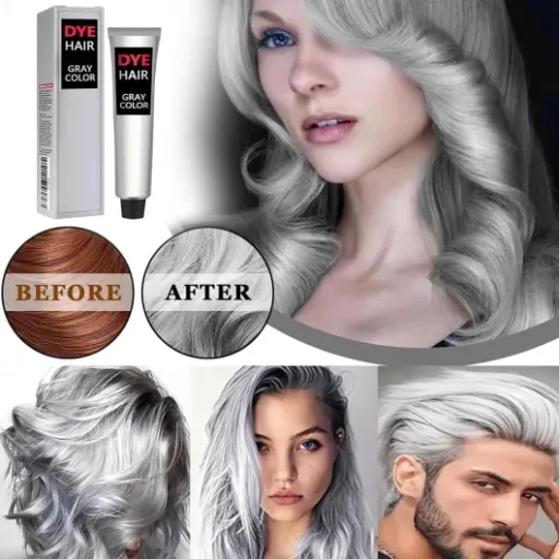 Test Crème De Couleur Permanente Gris Argenté Rakiuty : la teinture pas chère qui laisse un gros doute