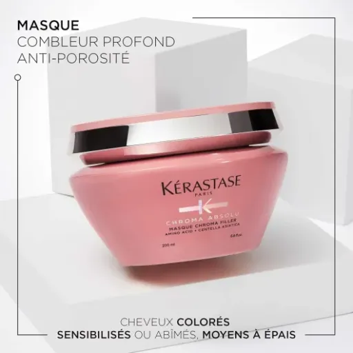 Test KÉRASTASE Chroma Absolu Masque Chroma Filler : le masque qui rattrape bien les cheveux colorés (mais pas donné)