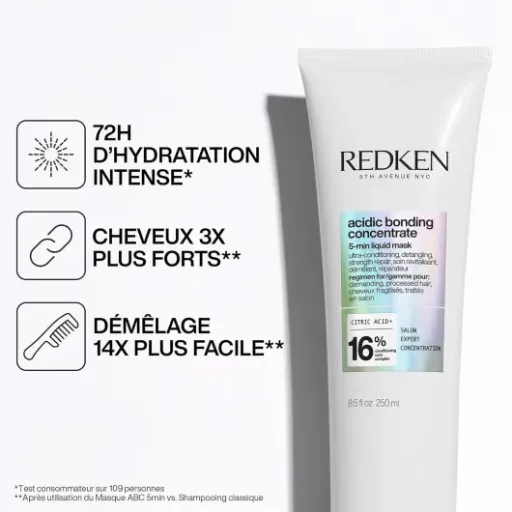 Test Redken Masque Acidic Bonding Concentrate 5 min : un bon coup de boost pour cheveux cramés par les décolorations