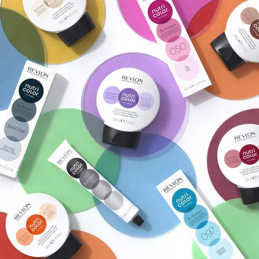 Revlon Professional - Nutri Color Filters - Soin Repigmentant Nutritif - Soin pour les Cheveux Protecteur et Raviveur de Couleur - Soin Cheveux Nourrissant - A faire à la Maison 200 Violet 524 g (Lot de 1)