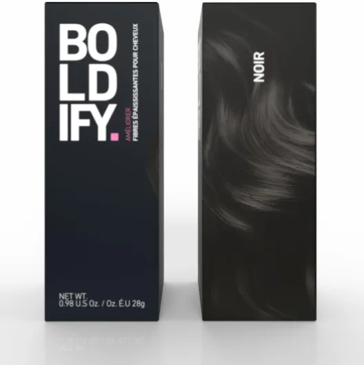Fibres Capillaires Naturelles - 28g - Poudre Densifiante – Masque la Perte de Cheveux en 15s – Pour Hommes et Femmes (Noir) 28 g (Lot de 1) Noir