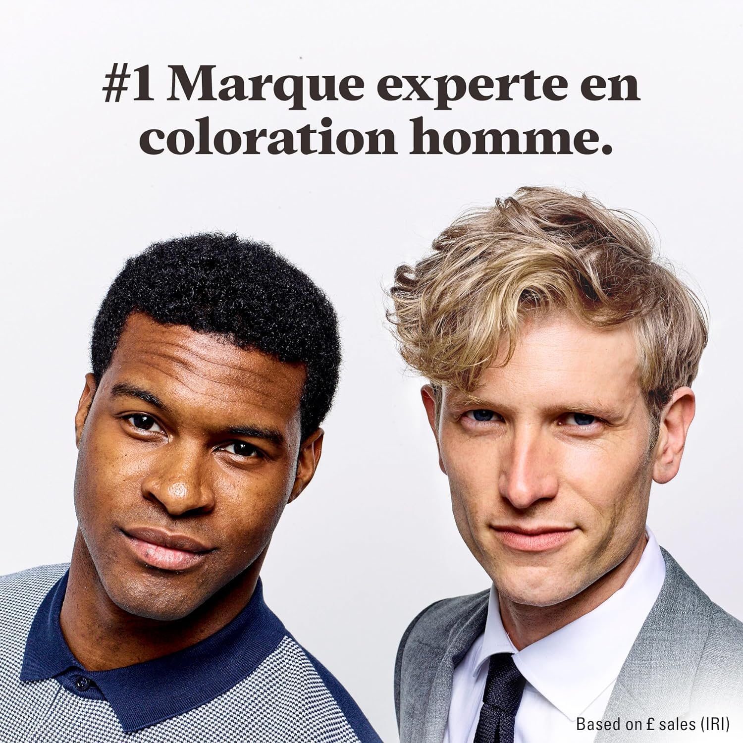 Teinture Cheveux Homme, Coloration Semi-Permanente pour Homme, Sans Ammoniaque, avec Kératine et Vitamine E pour des Cheveux Forts, Coloration Châtaine Clair, H25 H25 - Chatâin Clair Lot de 3 Unités