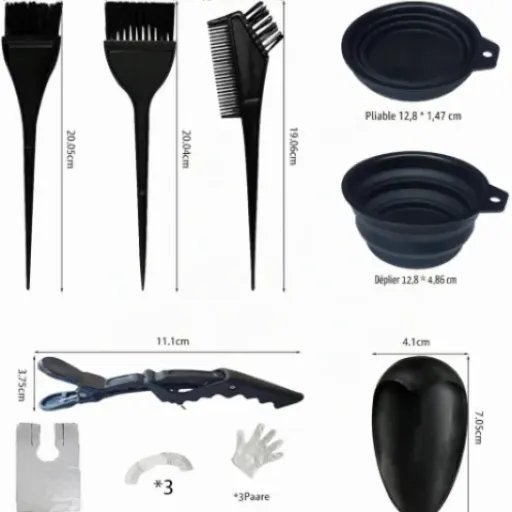Test kit coloration cheveux 17 pièces : le kit pas cher qui fait le job à la maison