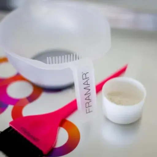 Test FRAMAR Pinceau Couleur Cheveux Rose : le petit pinceau qui fait le job pour les colorations maison